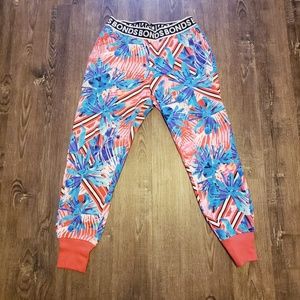 BONDS AUSTRALIA FLORAL TROPICAL JOGGERS SWEATPANTS